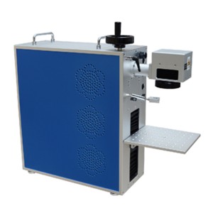 30W YAG преносна машина за лазерно маркиране